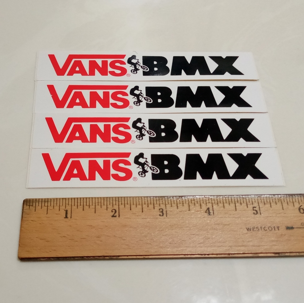 VTG *4* Vans 80s/90s Vinyl Stickers